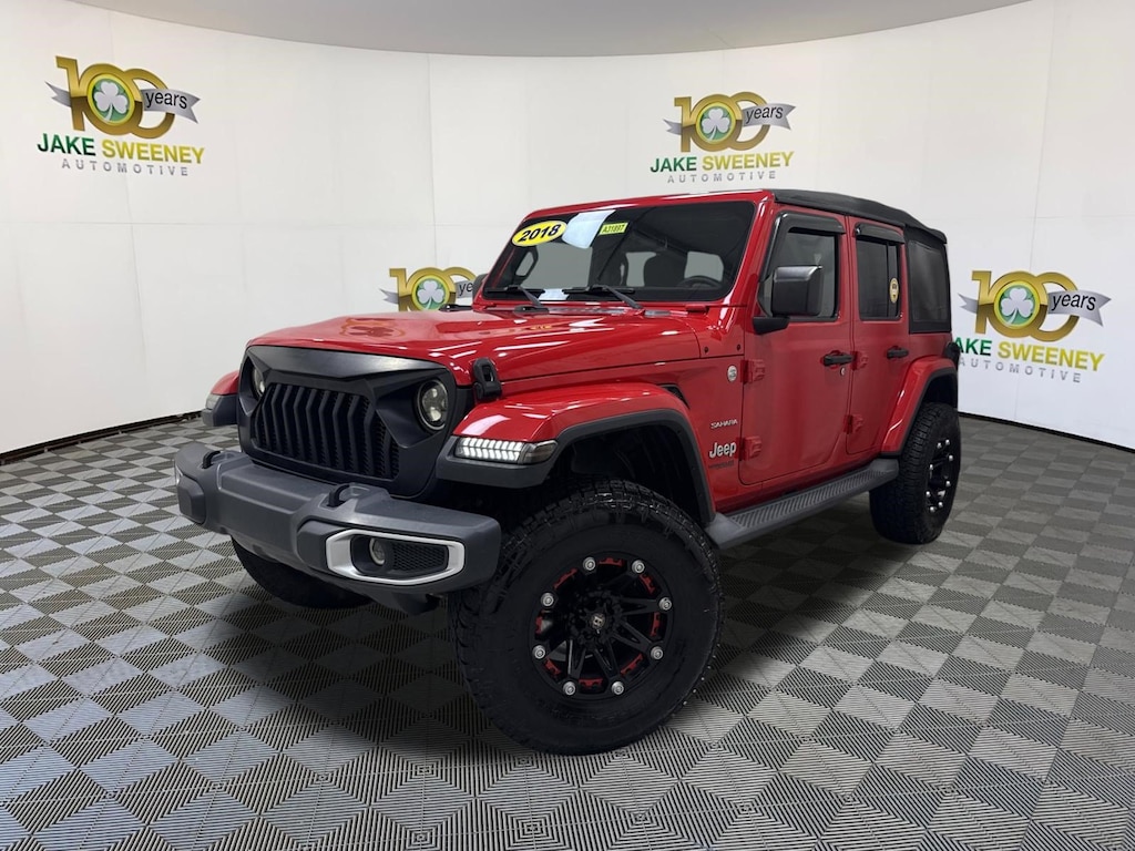 Used 2018 Jeep Wrangler Unlimited Sahara 4x4 SUV