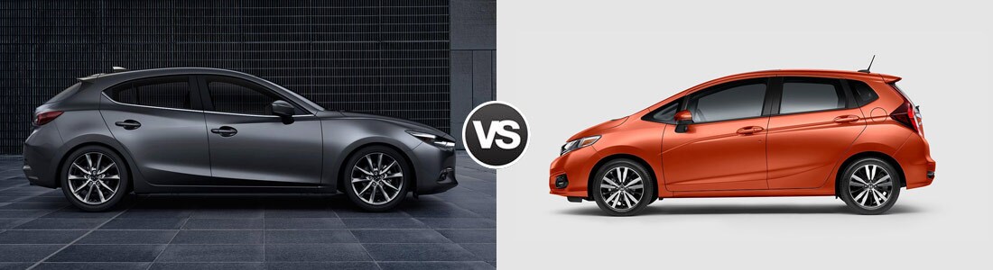 2018 Mazda3 vs 2018 Honda Fit