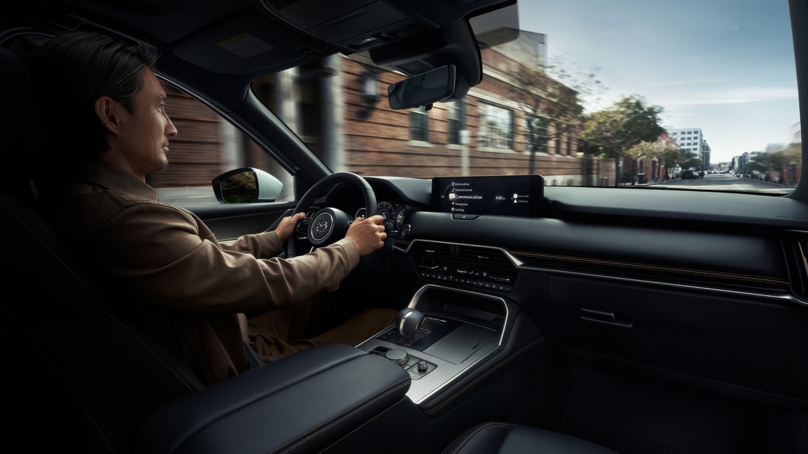 2026 Mazda CX-90 interior showcasing its spaciousness and modern design.