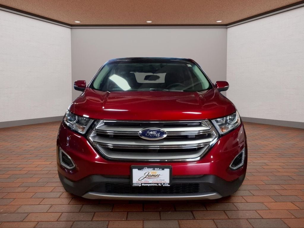 Used 2015 Ford Edge Titanium with VIN 2FMTK4K87FBB64821 for sale in Hampshire, IL