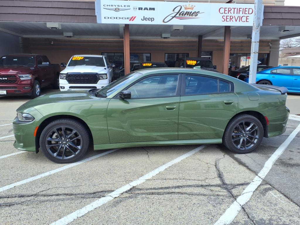 Used 2023 Dodge Charger GT with VIN 2C3CDXMG4PH677810 for sale in Hampshire, IL