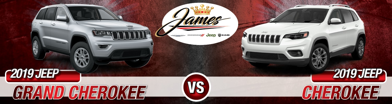 A comparison of the 2019 Jeep Grand Cherokee & Cherokee