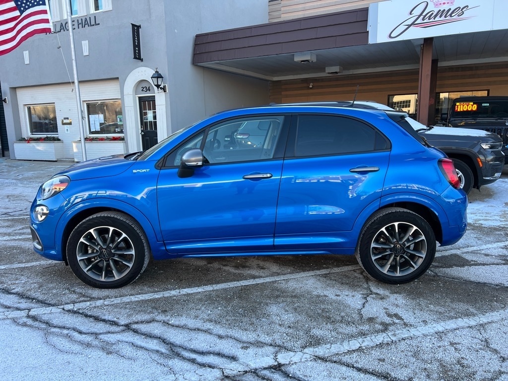 Used 2023 FIAT 500X Sport with VIN ZFBNF3B12PPA02531 for sale in Hampshire, IL