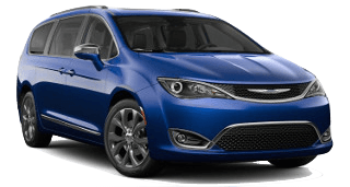 A blue 2019 Chrysler Pacifica