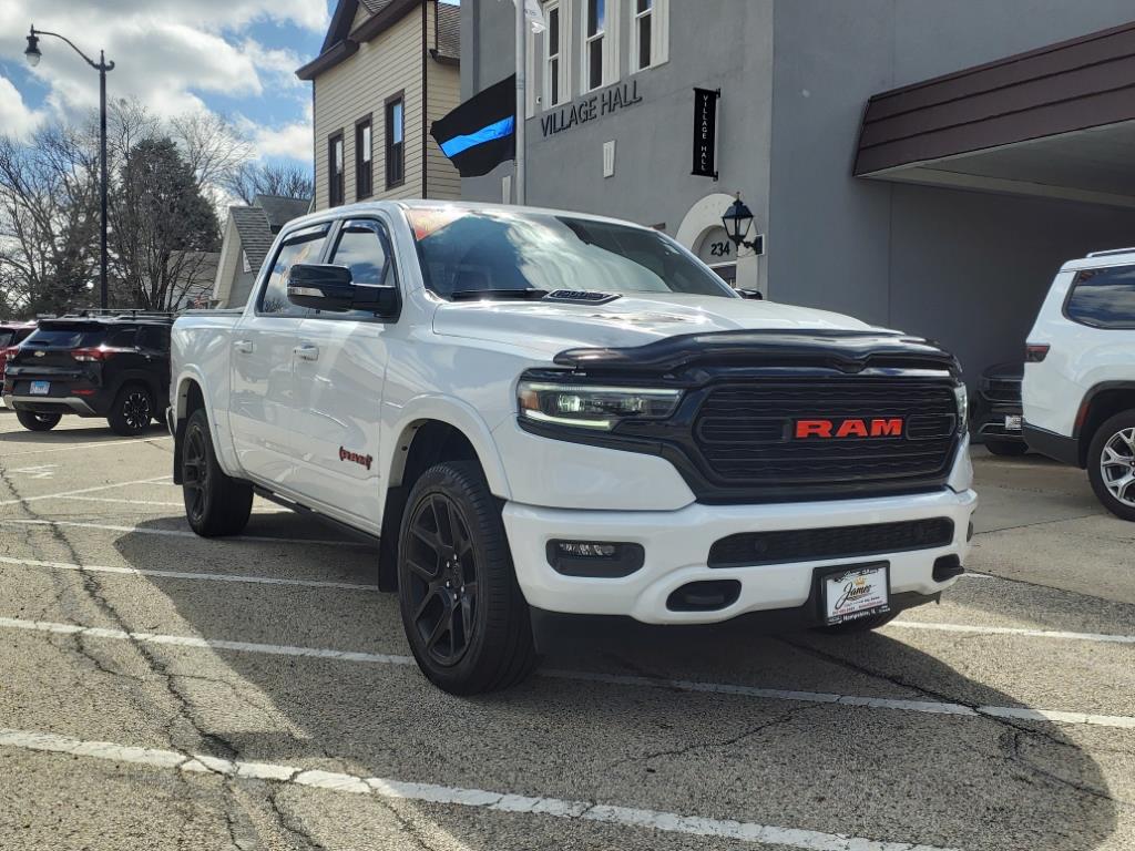 Used 2022 RAM Ram 1500 Pickup Limited with VIN 1C6SRFHT7NN263605 for sale in Hampshire, IL