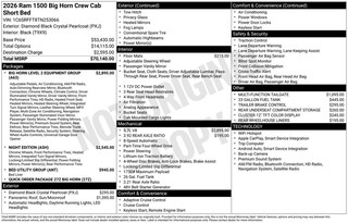 2026 Ram 1500 Big Horn/Lone Star Pickup