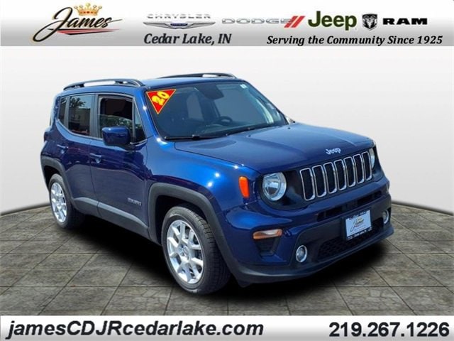 Used 2020 Jeep Renegade Latitude with VIN ZACNJABB8LPL97475 for sale in Cedar Lake, IN