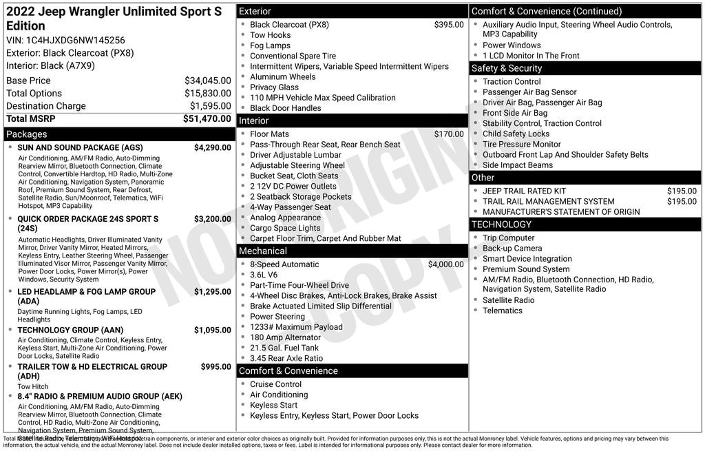 2022 Jeep Wrangler Unlimited Sport S - Photo 33