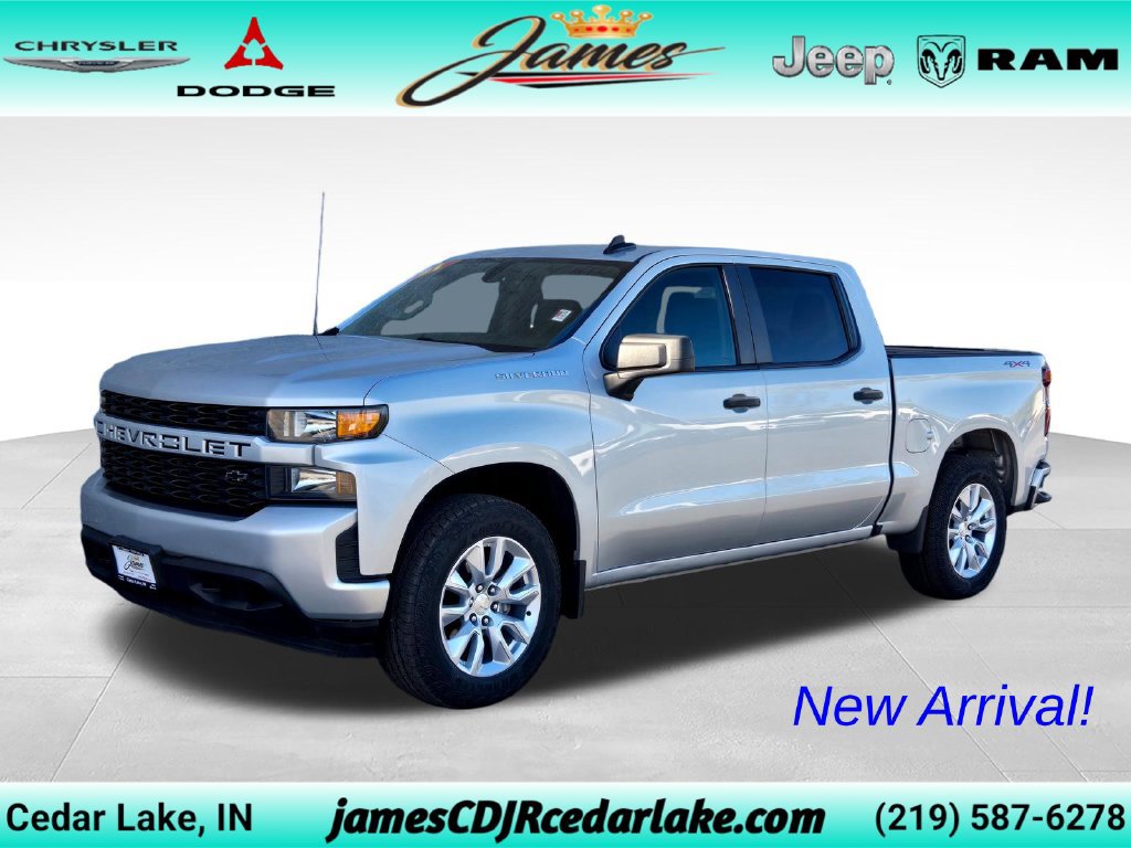 Used 2021 Chevrolet Silverado 1500 Custom Truck Crew Cab
