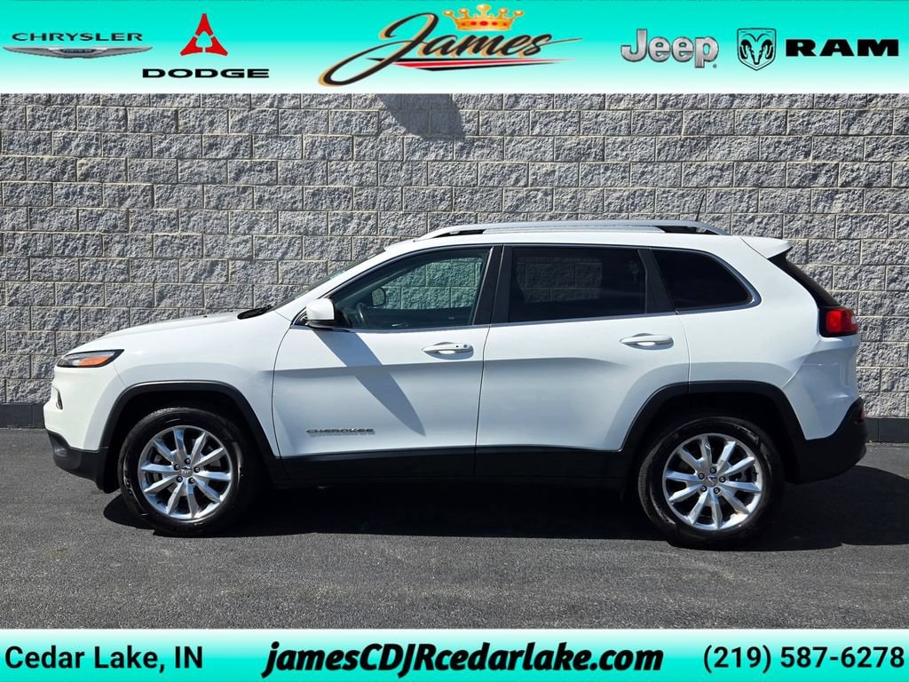 Used 2017 Jeep Cherokee Limited with VIN 1C4PJMDB9HW584986 for sale in Cedar Lake, IN