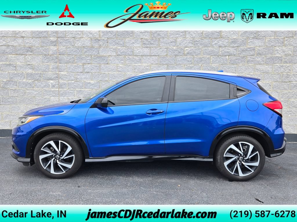 Used 2019 Honda HR-V Sport with VIN 3CZRU6H17KG707102 for sale in Cedar Lake, IN