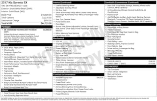 2017 Kia Sorento 3.3L SX SUV