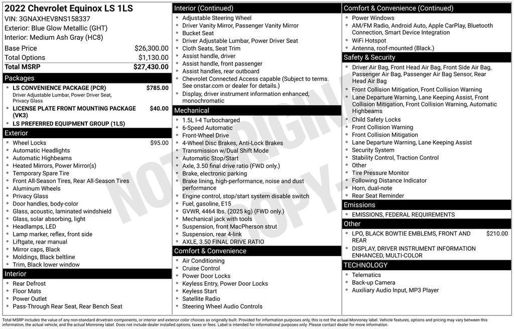 2022 Chevrolet Equinox LS
