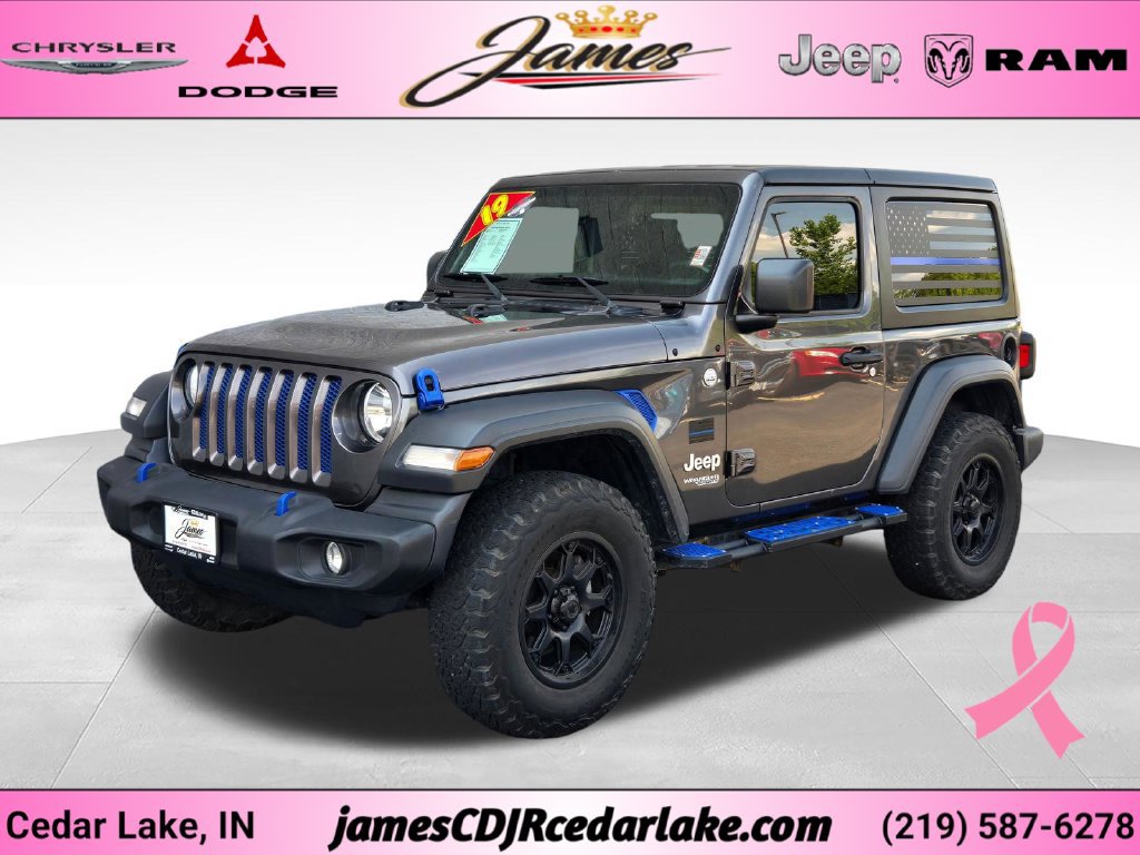 Used 2019 Jeep Wrangler Sport S with VIN 1C4GJXAN0KW534632 for sale in Cedar Lake, IN