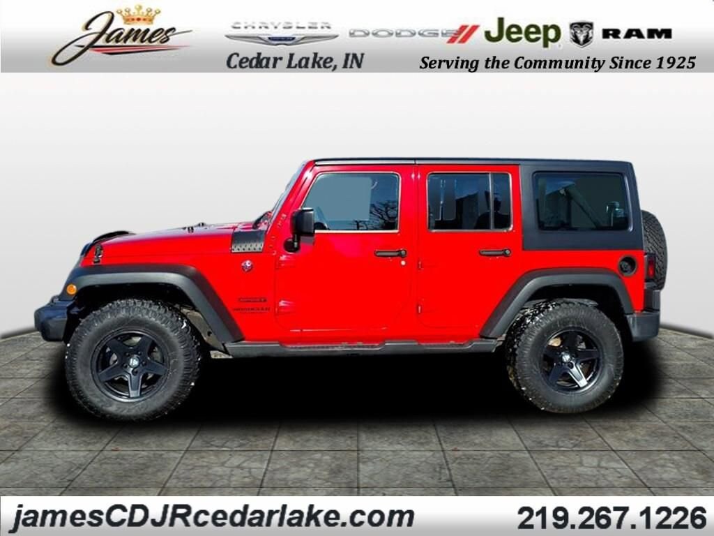 Used 2017 Jeep Wrangler JK Unlimited Sport 4x4 SUV