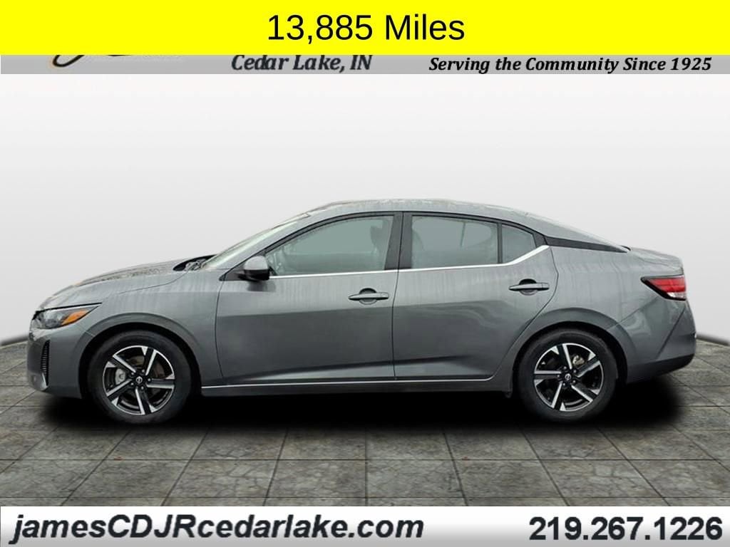 Used 2025 Nissan Sentra SV with VIN 3N1AB8CV4SY286516 for sale in Cedar Lake, IN