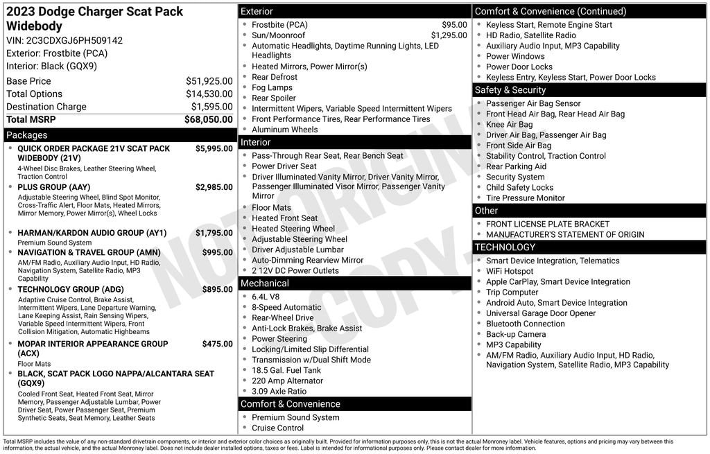 2023 Dodge Charger Scat Pack's photo