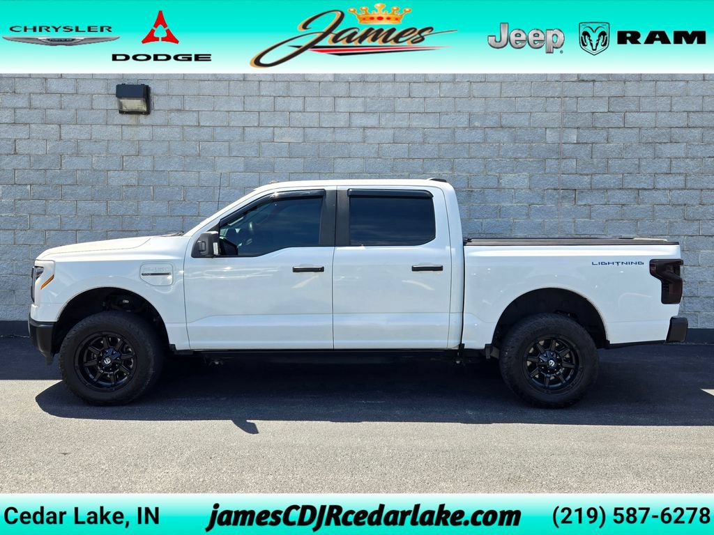 Used 2022 Ford F-150 Lightning Pro with VIN 1FTVW1EL5NWG02314 for sale in Cedar Lake, IN