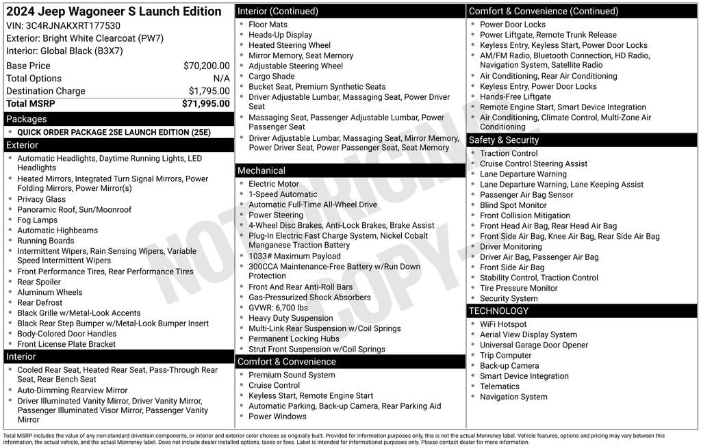 2024 Jeep Wagoneer S Launch Edition's photo