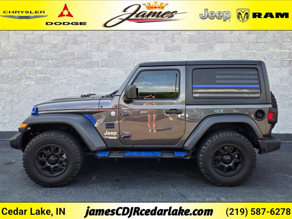 Used 2019 Jeep Wrangler Sport S with VIN 1C4GJXAN0KW534632 for sale in Cedar Lake, IN