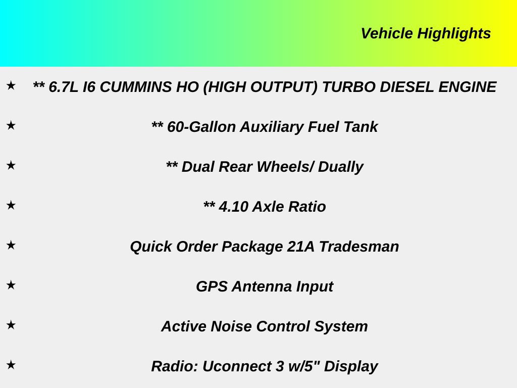 Used 2022 Ram 3500 Tradesman Truck Crew Cab