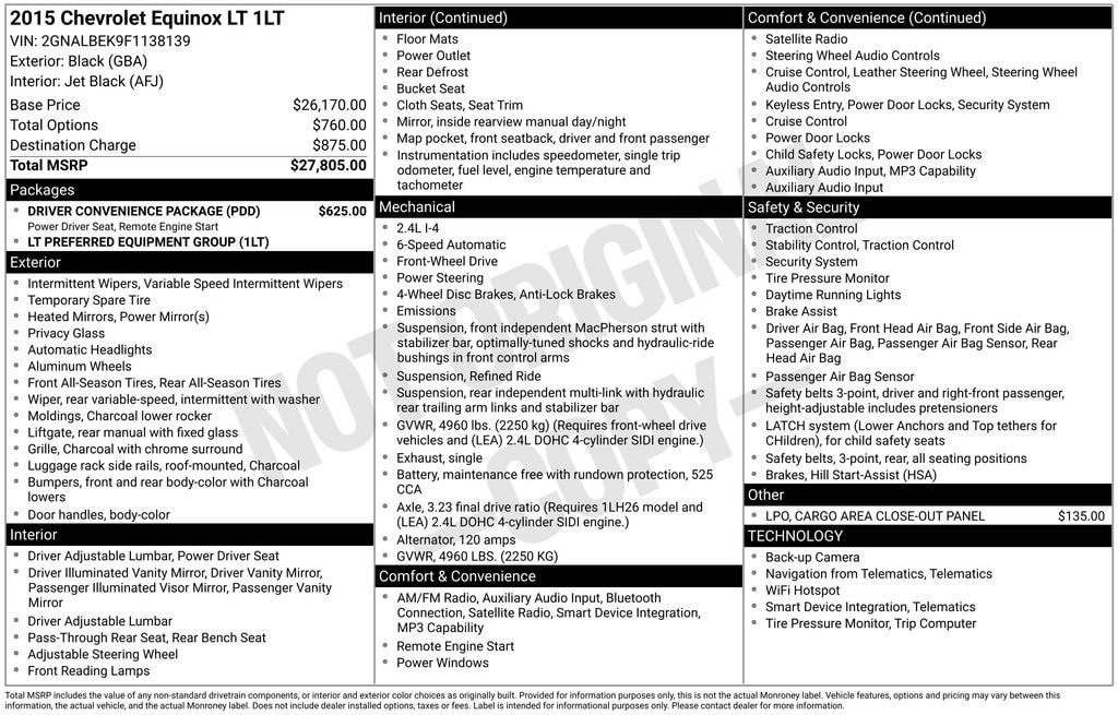 2015 Chevrolet Equinox 1LT's photo