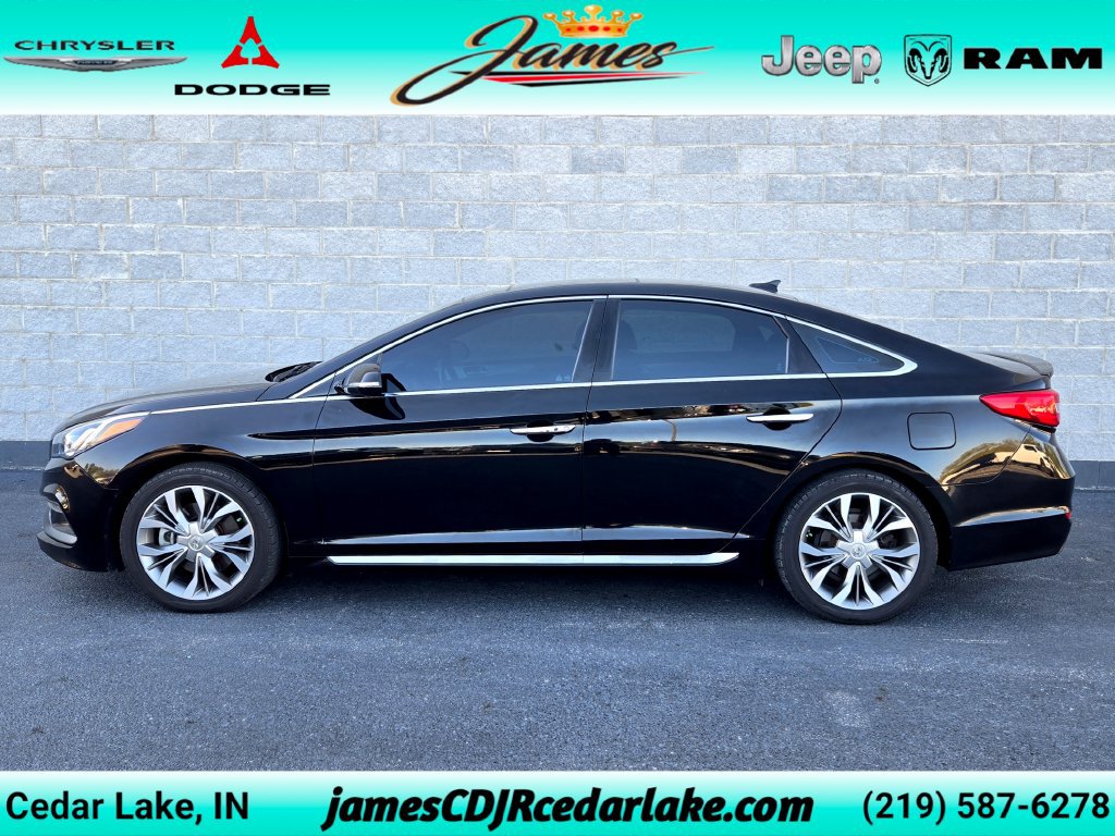 Used 2015 Hyundai Sonata Limited with VIN 5NPE34AB9FH113185 for sale in Cedar Lake, IN