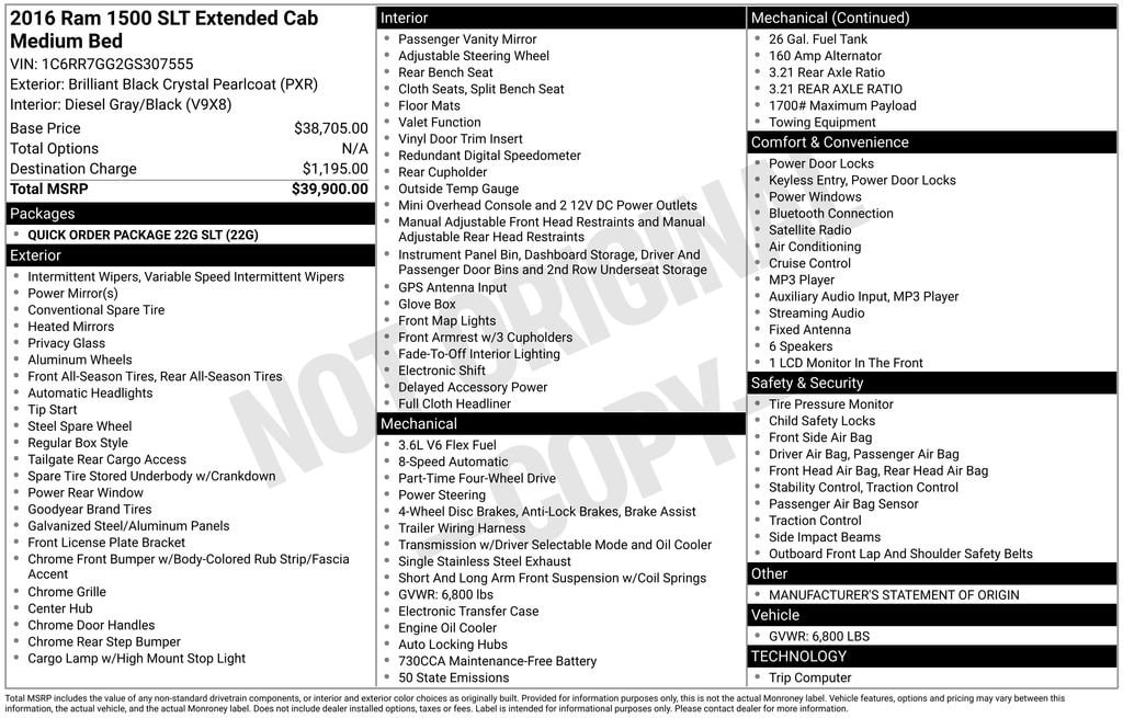 2016 Ram 1500 Truck Quad Cab 