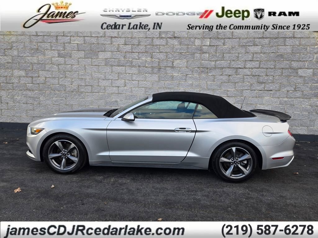 Used 2016 Ford Mustang V6 with VIN 1FATP8EM4G5257846 for sale in Cedar Lake, IN