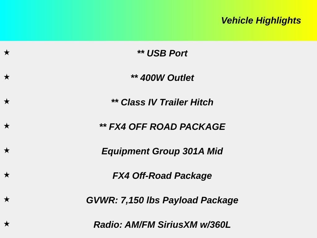 Used 2023 Ford F-150 Truck SuperCrew Cab