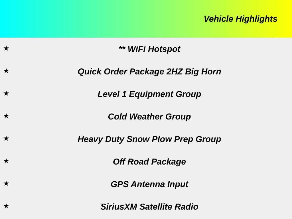 Used 2024 Ram 2500 Big Horn Truck Crew Cab