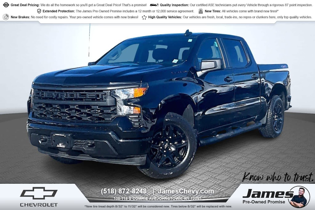 Used 2023 Chevrolet Silverado 1500 Custom Truck Crew Cab
