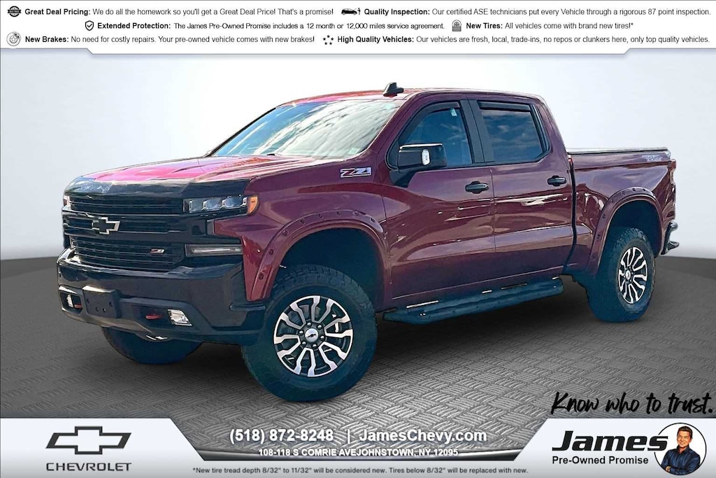 Used 2020 Chevrolet Silverado 1500 LT Trail Boss Truck Crew Cab