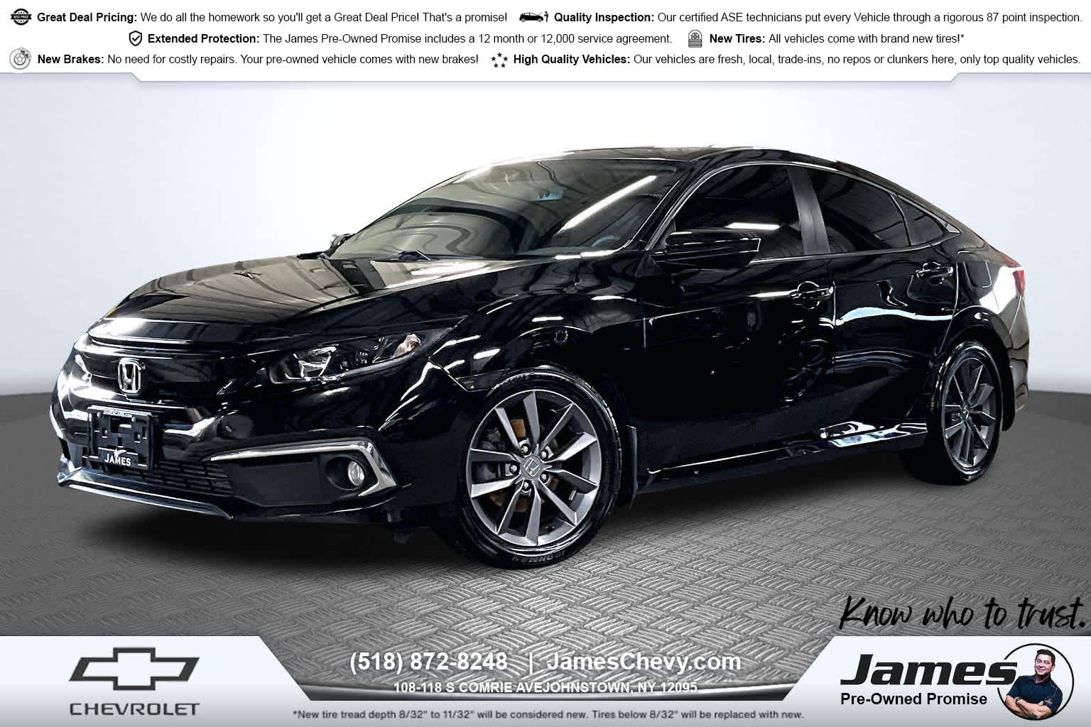 2019 Honda Civic EX-L's photo