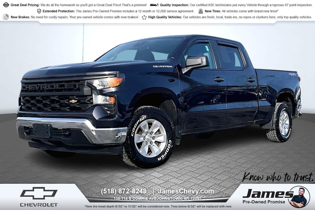 Used 2022 Chevrolet Silverado 1500 WT Truck Crew Cab