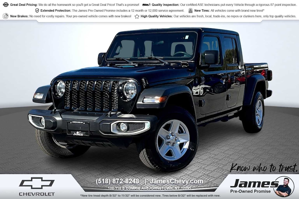 Used 2023 Jeep Gladiator Sport S Truck Crew Cab