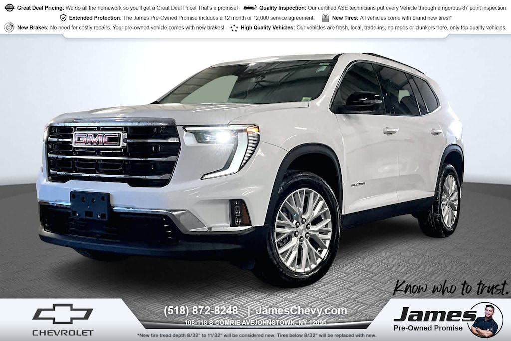 Certified 2025 GMC Acadia Elevation SUV