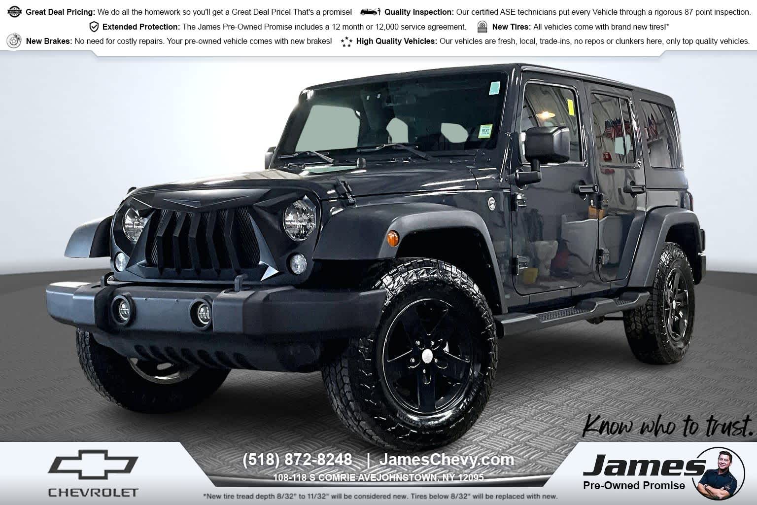 2016 Jeep Wrangler Unlimited Sport S