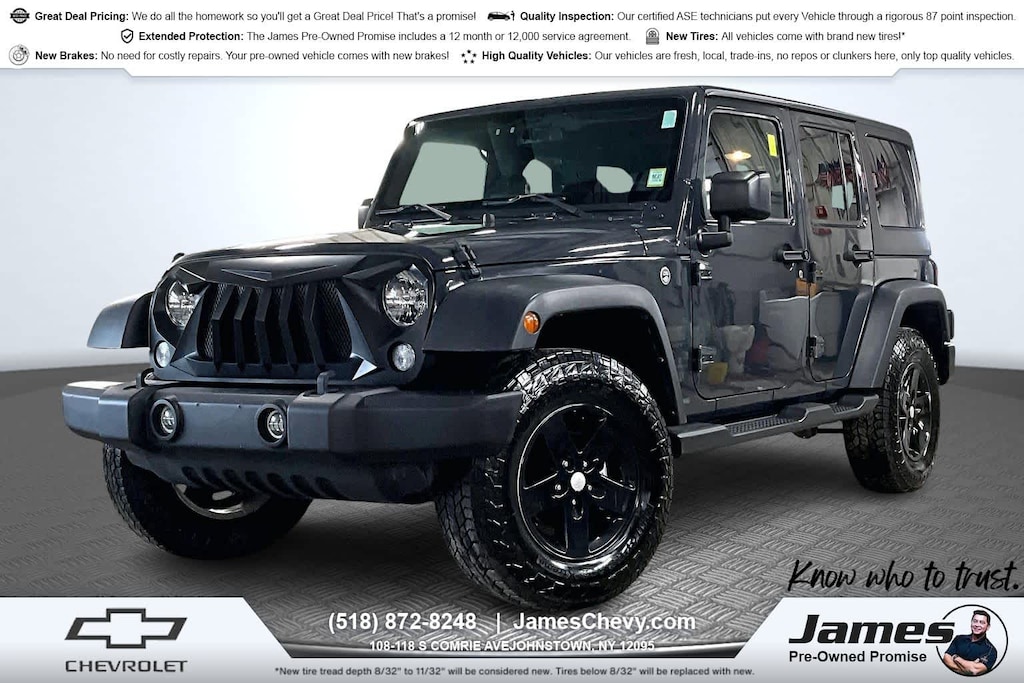 Used 2016 Jeep Wrangler Unlimited Sport SUV