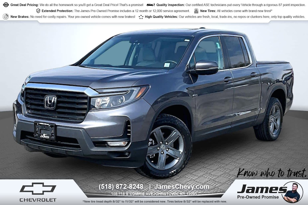 Used 2023 Honda Ridgeline RTL Truck Crew Cab