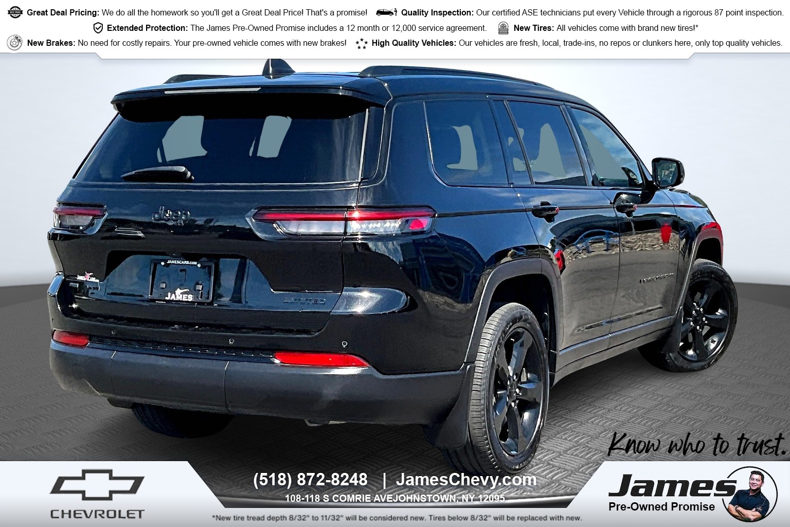 Used 2023 Jeep Grand Cherokee L Limited with VIN 1C4RJKBG3P8713769 for sale in Johnstown, NY