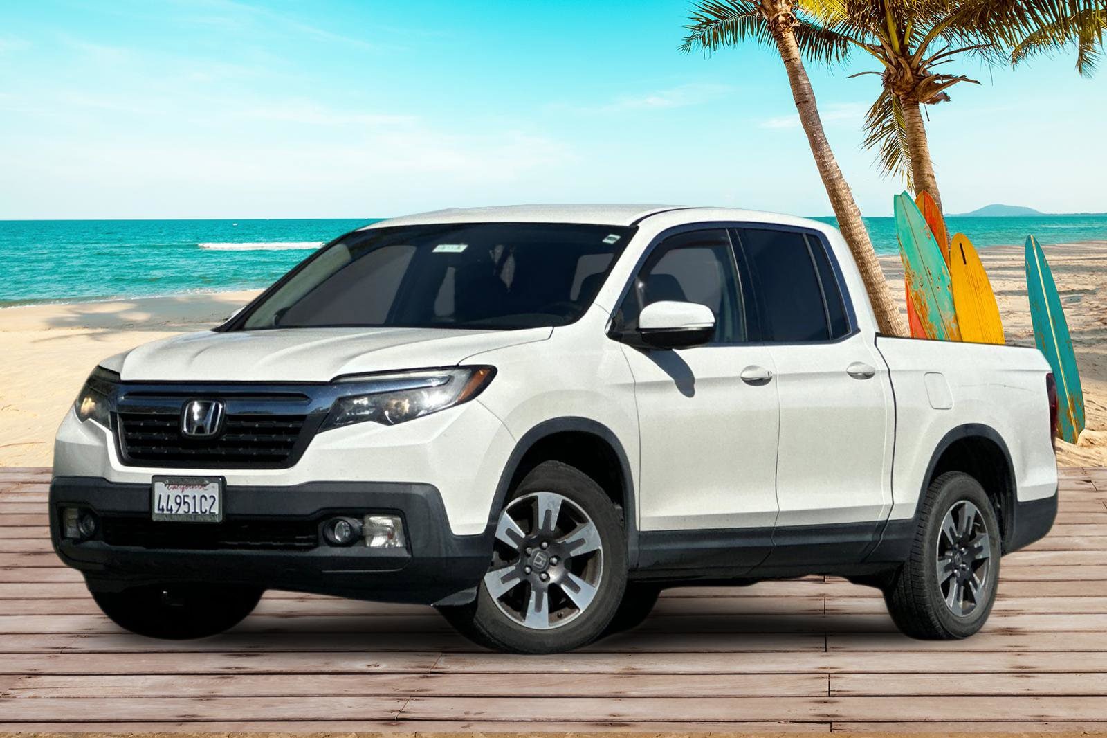 Used 2017 Honda Ridgeline RTL-T with VIN 5FPYK3F63HB023674 for sale in Half Moon Bay, CA