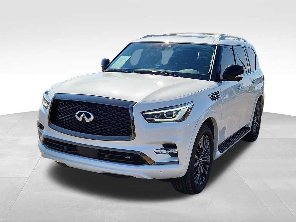 Used 2021 INFINITI QX80 PREMIUM SELECT 4WD with VIN JN8AZ2AE8M9272849 for sale in Lubbock, TX