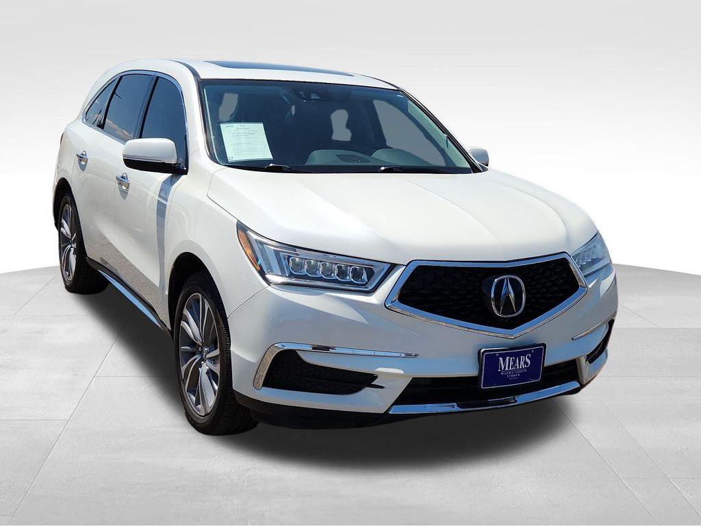 Used 2017 Acura MDX Technology Package with VIN 5FRYD4H51HB034068 for sale in Lubbock, TX