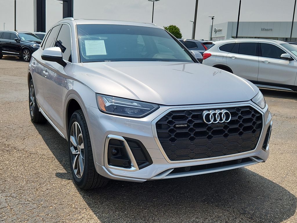 Used 2023 Audi Q5 Premium Plus with VIN WA1EAAFY6P2147177 for sale in Lubbock, TX