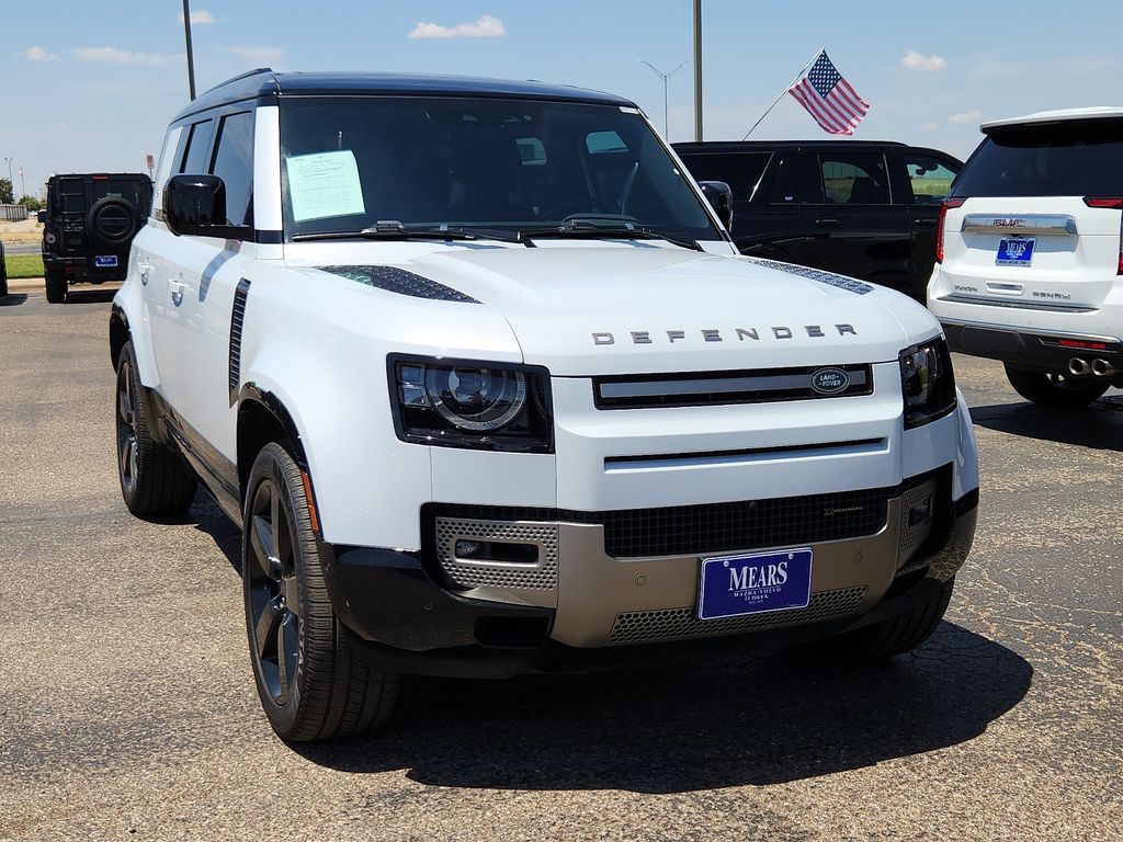 Used 2023 Land Rover Defender X-Dynamic SE with VIN SALE2EEU2P2115974 for sale in Lubbock, TX