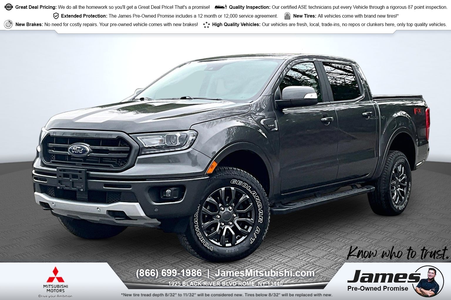 2019 Ford Ranger Lariat 4x4 SuperCrew 5' Box's photo