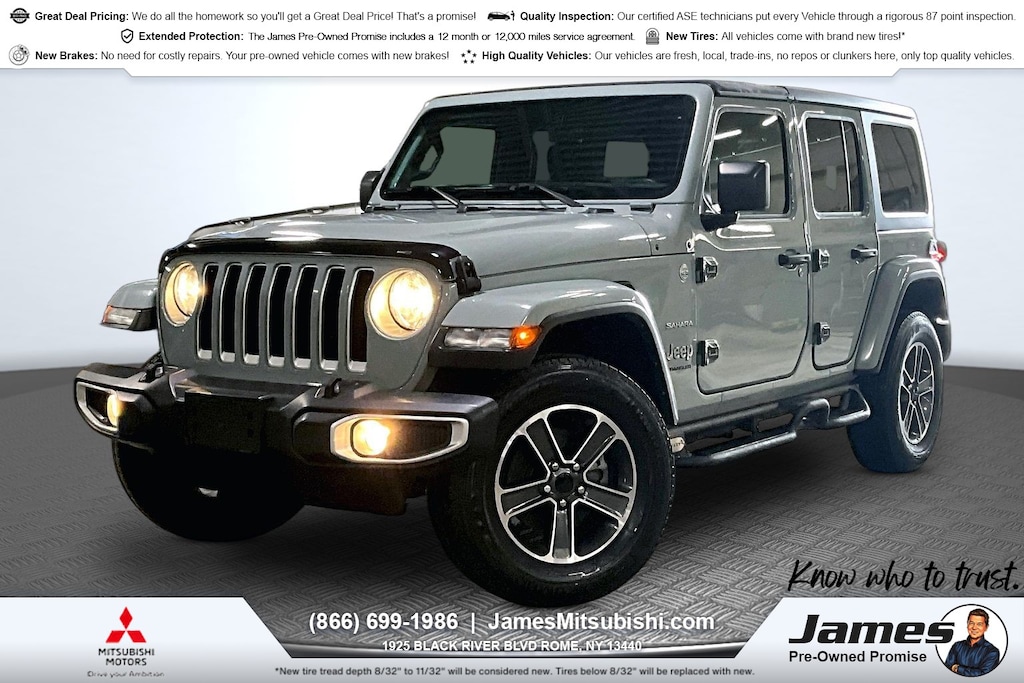Used 2023 Jeep Wrangler 4-DOOR SAHARA 4X4 SUV