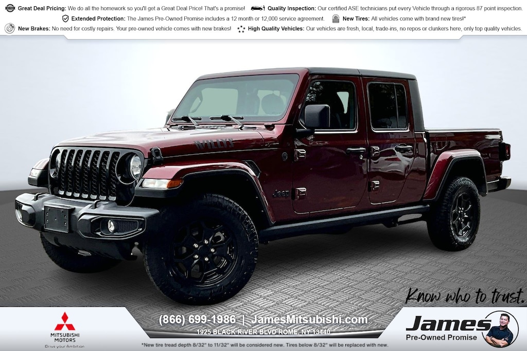 Used 2021 Jeep Gladiator Sport Truck Crew Cab