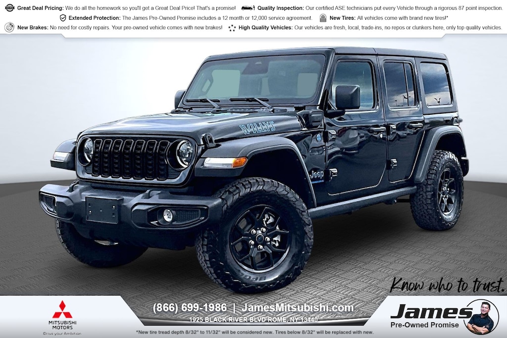 Used 2025 Jeep Wrangler 4xe Sport SUV